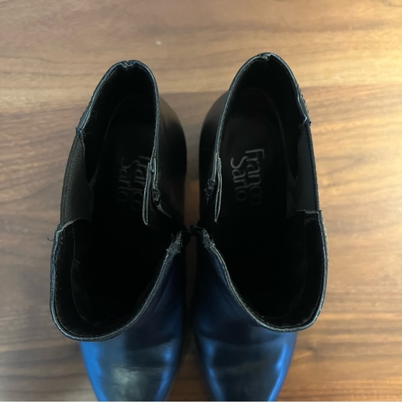 Franco Sarto Bette Black Bootie Chelsea Boot Size 7.5 - Picture 3 of 6